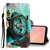 For Galaxy S20 3D Colored Drawing Horizontal Flip PU Leather Case with Holder & Card Slots & Wallet(Green Eyes)