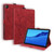 For Huawei MediaPad M5 Lite 8 / Honor Tab 5 Love Butterfly Pattern Horizontal Flip Leather Case with Holder(Red)