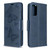 For Galaxy S20 Embossing Two Butterflies Pattern Horizontal Flip PU Leather Case with Holder & Card Slot & Wallet & Lanyard(Blue)