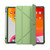 For iPad Pro 11 2022 / 2021 / 2020 Multi-folding Horizontal Flip PU Leather + TPU Aitbag Shockproof Half Paste Tablet Case with Holder & Pen Slot & Sleep / Wake-up Function(Green)