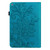 Lace Flower Embossing Pattern Horizontal Flip Leather Case with Holder & Card Slots & Wallet & Photo Frame & Sleep / Wake-up Function For Amazon Kindle Fire HD 10 2019 / 2018 / 2017 / 2016(Blue)