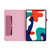 For Huawei MatePad Pro 12.6 2021 Horizontal Flip TPU + Fabric PU Leather Protective Case with Name Card Clip(Rose Red)