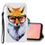 For Galaxy S20 Ultra 3D Colored Drawing Horizontal Flip PU Leather Case with Holder & Card Slots & Wallet(Fox)