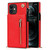 For iPhone 11 Cross-body Zipper Square TPU+PU Back Cover Case with Holder & Card Slots & Wallet & Strap (Red)