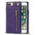 Cross-body Zipper Square TPU+PU Back Cover Case with Holder & Card Slots & Wallet & Strap For iPhone 8 Plus / 7 Plus(Purple)