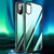 For iPhone XS Max SULADA Shockproof Aviation Aluminum Metal Frame + Nano Glass + TPU Protective Case(Silver)