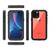 For iPhone 11 Pro RedPepper Shockproof Waterproof PC + TPU Protective Case(Black)