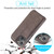 For iPhone 13 mini LC.IMEEKE Hon Ancient Series Horizontal Flip Leather Case with Holder & Card Slot (Coffee)