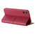 For iPhone XR GEBEI Top-grain Leather Horizontal Flip Protective Case with Holder & Card Slots & Wallet & Photo Frame(Red Wine)