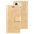 For iPhone 13 mini GOOSPERY MANSOOR Crazy Horse Texture Horizontal Flip Leather Case with Holder & Card Slots & Wallet (Gold)