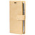 For iPhone 13 GOOSPERY MANSOOR Crazy Horse Texture Horizontal Flip Leather Case with Holder & Card Slots & Wallet(Gold)