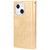 For iPhone 13 GOOSPERY MANSOOR Crazy Horse Texture Horizontal Flip Leather Case with Holder & Card Slots & Wallet(Gold)