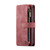 For iPhone 13 CaseMe-C30 PU + TPU Multifunctional Horizontal Flip Leather Case with Holder & Card Slot & Wallet & Zipper Pocket(Red) For iPhone 13 CaseMe-C30 PU + TPU Multifunctional Horizontal Flip Leather Case with Holder & Card Slot & Wallet & Zipper Pocket(Red)