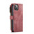 For iPhone 13 CaseMe-C30 PU + TPU Multifunctional Horizontal Flip Leather Case with Holder & Card Slot & Wallet & Zipper Pocket(Red) For iPhone 13 CaseMe-C30 PU + TPU Multifunctional Horizontal Flip Leather Case with Holder & Card Slot & Wallet & Zipper Pocket(Red)