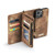 For iPhone 13 mini CaseMe-008 Detachable Multifunctional Horizontal Flip Leather Case with Card Slot & Holder & Zipper Wallet & Photo Frame (Brown)