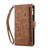 Retro Frosted Horizontal Flip Leather Case with Holder & Card Slot & Wallet & Zipper Pocket & Lanyard For iPhone 11(Brown)