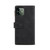 For iPhone 12 Retro Frosted Horizontal Flip Leather Case with Holder & Card Slot & Wallet & Zipper Pocket & Lanyard(Black)