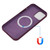 For iPhone 13 mini Shockproof Silicone Magnetic Magsafe Case (Plum Color)