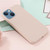 For iPhone 13 Shockproof Silicone Magnetic Magsafe Case(Sand Pink)