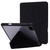 For iPad Pro 11 2022 / 2021 / 2020 / 2018 Deformation Transparent Acrylic Horizontal Flip PU Leather Tablet Case with Multi-folding Holder & Sleep / Wake-up Function & Pen Slot(Black)