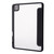 For iPad Pro 11 2022 / 2021 / 2020 / 2018 Deformation Transparent Acrylic Horizontal Flip PU Leather Tablet Case with Multi-folding Holder & Sleep / Wake-up Function & Pen Slot(Black)