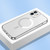For iPhone 12 Pro Max Classic Electroplating Shockproof Magsafe Case(Silver)
