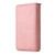 For Samsung Galaxy A40 Skin Feel PU + TPU Horizontal Flip Leather Case with Holder & 15 Cards Slot & Wallet & Zipper Pocket & Lanyard(Pink)