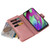 For Samsung Galaxy A40 Skin Feel PU + TPU Horizontal Flip Leather Case with Holder & 15 Cards Slot & Wallet & Zipper Pocket & Lanyard(Pink)