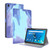 For Lenovo Tab M10 TB-X605L X605F Voltage Watercolor Pattern Skin Feel Magnetic Horizontal Flip PU Leather Case with Holder(Blue)
