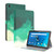For Lenovo Tab M10 TB-X605L X605F Voltage Watercolor Pattern Skin Feel Magnetic Horizontal Flip PU Leather Case with Holder(Green)