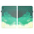 For Lenovo Tab M10 TB-X605L X605F Voltage Watercolor Pattern Skin Feel Magnetic Horizontal Flip PU Leather Case with Holder(Green)