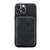 For iPhone 13 JEEHOOD Magnetic Zipper Horizontal Flip Leather Case with Holder & Card Slot & Wallet(Black)