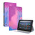 For Amazon Fire HD 10 / 10 Plus 2021 Watercolor Pattern Skin Feel Magnetic Horizontal Flip PU Leather Case with Holder & Card Slots & Photo Frame & Sleep / Wake-up Function(Purple Red)
