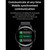 M103 1.35 inch IPS Color Screen IP67 Waterproof Smart Watch, Support Sleep Monitoring / Heart Rate Monitoring / Bluetooth Call / Music Playback, Style: Silicone Strap(Black Silver)