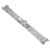 For Samsung Galaxy Watch4 40mm/44mm Five-bead Stainless Steel Watch Band(Silver Rose Gold)