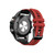 For Garmin Fenix 6 Two-color Silicone Strap Watch Band(Red Black)