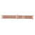 For Fitbit Charge 4 Double Insurance Buckle Milanese Watch Band(Rose Gold)