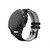 For Garmin Fenix 6 Two-color Silicone Strap Watch Band(Black Grey)