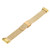 For Fitbit Charge 5 Milan Steel Double Buckles Strap Watch Band(Gold)