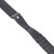For Fitbit Charge 5 One-bead Steel Strap Watch Band(Black)