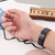 For Fitbit Charge 5 One-bead Steel Strap Watch Band(Black)