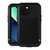For iPhone 13 mini LOVE MEI Metal Shockproof Life Waterproof Dustproof Protective Phone Case (Black)