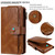 For iPhone 11 Pro Max Retro Multifunctional Horizontal Flip PU Leather Case with Card Slot & Holder & Wallet & Photo Frame(Brown)