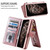 For iPhone 11 Pro Max Retro Multifunctional Horizontal Flip PU Leather Case with Card Slot & Holder & Wallet & Photo Frame(Rose Gold)
