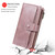 For iPhone 11 Pro Max Retro Multifunctional Horizontal Flip PU Leather Case with Card Slot & Holder & Wallet & Photo Frame(Rose Gold)