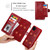 For iPhone 11 Pro Retro Multifunctional Horizontal Flip PU Leather Case with Card Slot & Holder & Wallet & Photo Frame(Red)
