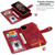 For iPhone 11 Pro Retro Multifunctional Horizontal Flip PU Leather Case with Card Slot & Holder & Wallet & Photo Frame(Red)