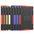 For Amazon Kindle Fire HD 10 2019 Tire Texture TPU + PC Shockproof Case with Holder(Black)