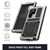 For Samsung Galaxy S22 Ultra 5G R-JUST Metal + Silicone Holder Phone Case(Silver)