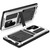 For Samsung Galaxy S22 Ultra 5G R-JUST Metal + Silicone Holder Phone Case(Silver)